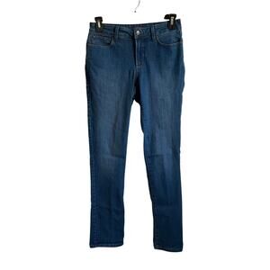 NYDJ Slim Straight Full Length Dark Wash Jeans‎ - Size 6